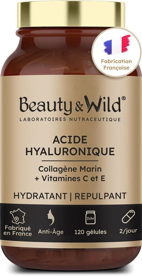 Acide Hyaluronique Collagène Marin Vitamine C Vitamine E Anti