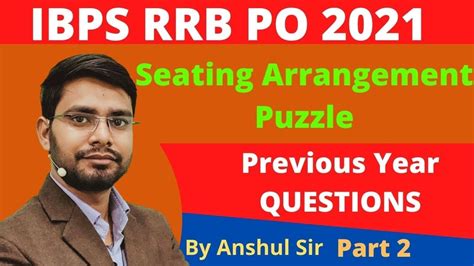 Puzzle And Seating Arrangement Reasoning Tricks In Hindi IBPS RRB PO