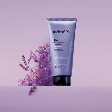 Gel De Limpeza Facial O Botic Rio Nativa Spa Lilac G Shopping Eldorado