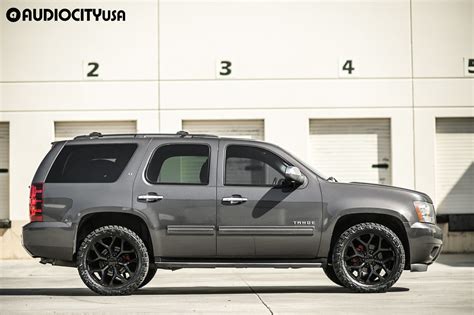 2010 Chevy Tahoe On 22x9 Snowflake Replica Wheels Gloss Bl Flickr