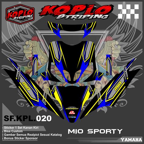 Stiker Decal Full Body Motor Yamaha Mio Sporty Sticker Decal Full