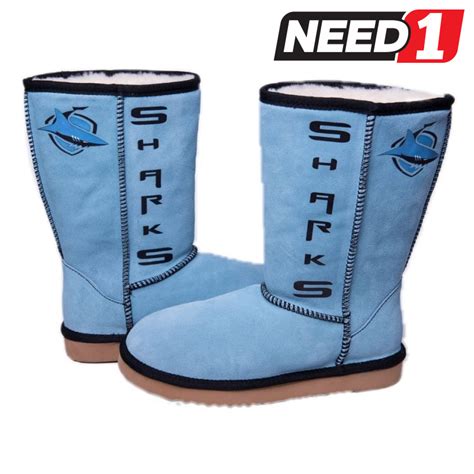 Team Uggs Unisex Nrl Ugg Boots Cronulla Sharks Au