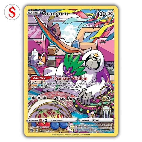 Oranguru Tg Tg Holo Full Art Ultra Rare Card Pok Mon Brilliant