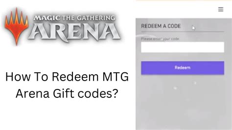 How To Redeem Mtg Arena Gift Codes How To Redeem Magic The Gaming