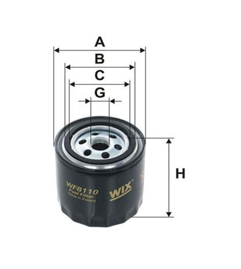 Fuel Filter Wf8110 Wix Filters