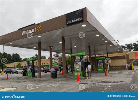 Walmart Gas Station Out Of Gas Colonial Pipeline Hack Editorial Image