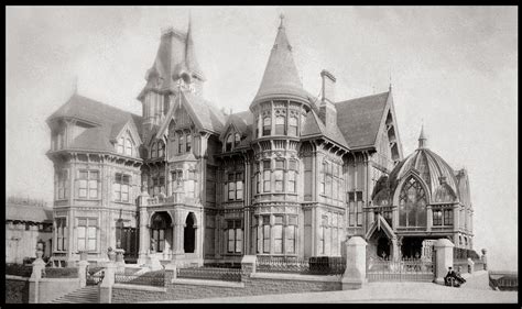 Mark Hopkins Mansion On Nob Hill San Francisco Built 1878 It Burned