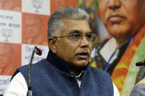 BJP Bengal President Dilip Ghosh Calls State S Police Impotent To