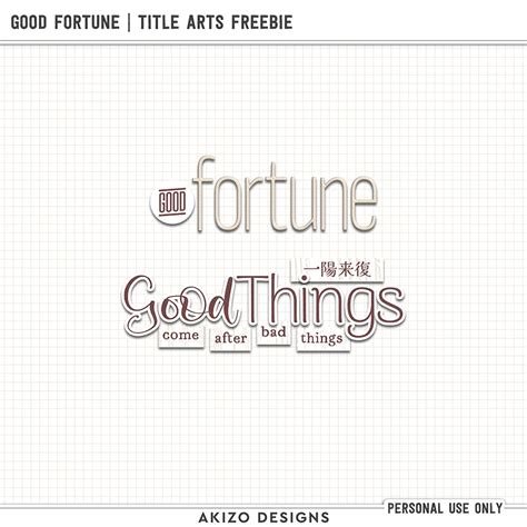 Good Fortune Collection By Akizo Designs