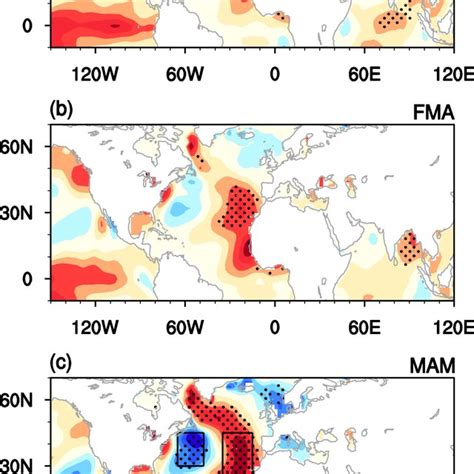 Anomalies Unit C Of Sst At Jfm January February March Average