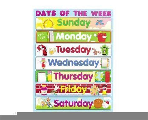 Days Of The Week Clipart