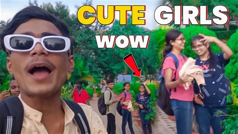 Funniest And Crazy Reaction With Public Place 😂 Cute Girls Reaction 😍