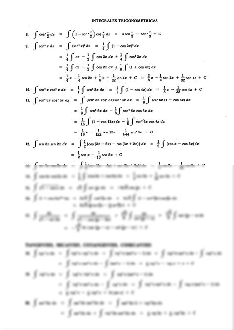 SOLUTION Integrales Trigonometricas Ejercicios Resueltos Y Explicados