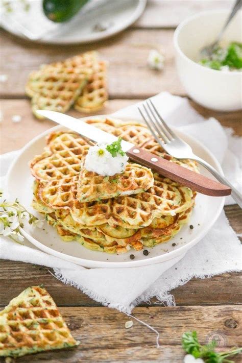 Feta Zucchiniwaffeln Das K Chengefl Ster Rezept Zucchini Waffeln