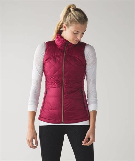 Lululemon Down For A Run Vest Ii Black Cherry Lulu Fanatics