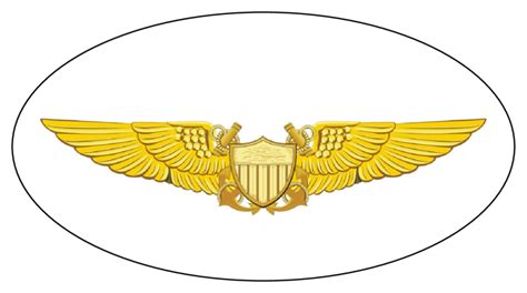 Aviation-Naval Flight Officer Wings-Oval - Topperz