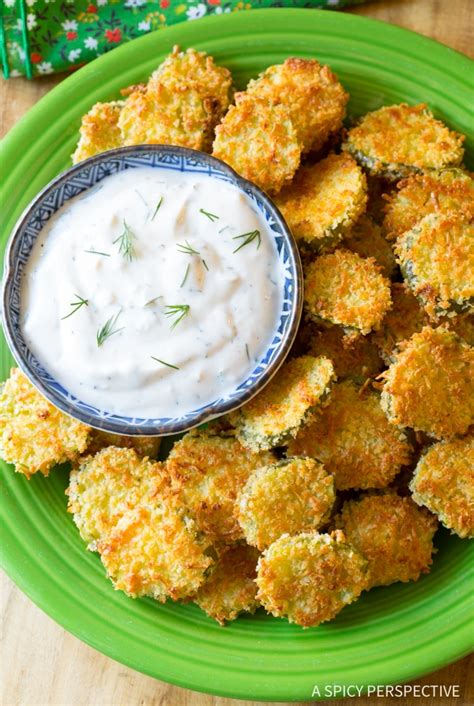 Oven Baked Fried Pickles With Garlic Sauce A Spicy Perspective