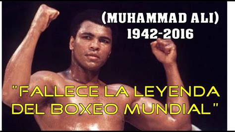 Muere El Boxeador Muhammad Al A Los A Os Leyenda Del Boxeo Mundial