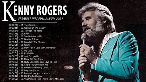 Kenny Rogers Greatest Hits Top Best Songs Of Kenny Rogers Kenny