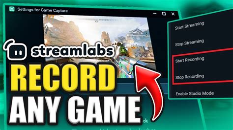 How To Record Gameplay With Streamlabs Desktop Best Recording Settings