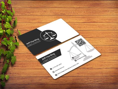 Free & Premium Lawyer Business Cards 2021 | TechMix