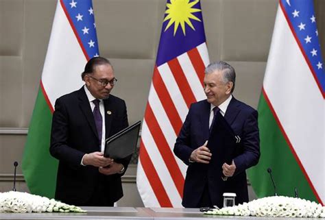 Pm Anwar Saksikan Pertukaran Enam Mou Antara Malaysia Dan Uzbekistan