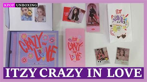 Unboxing Itzy Crazy In Love St Album Kpop Unboxing Goods