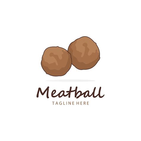 Premium Vector Vector Illustration Meatball Logo Template