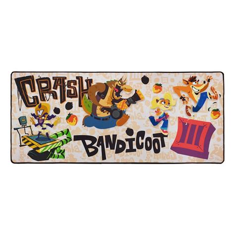 Crash Bandicoot Xxl Mousepad Illustration Preorder Merchoid