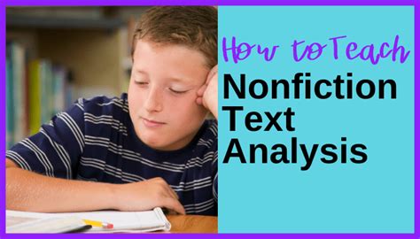 How To Teach Nonfiction Text Analysis