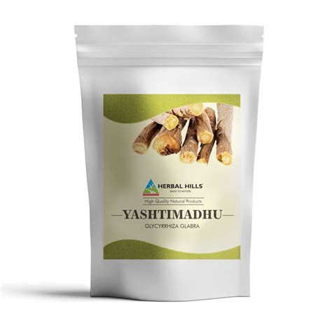 Herbal Hills Yashtimadhu Powder 454gms Pack 16oz Natural Mulethi Powder