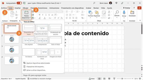 C Mo Crear Un Ndice En Powerpoint Office A Tope