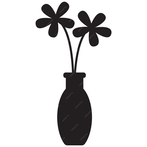 Premium Vector Flower Vase Icon Vector Illustration