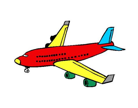 Aviones de dibujo a colores - Imagui