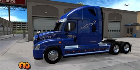 Freightliner Cascadia Prime Inc Skin American Truck Simulator Mods