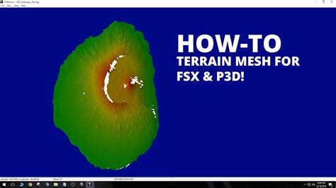 How To Make Terrain Mesh From Dems Fsxp3d Scenery Tutorial Youtube