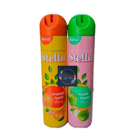 Jual STELLA AIR FRESHENER 400ML Pewangi Ruangan Aerosol Spray Stela 400