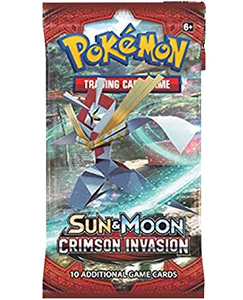 Sobre Pokemon Trading Card Game Sun And Moon Crimson Invasion Gameplanet