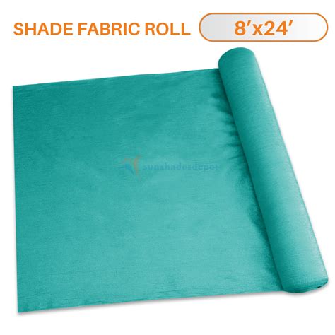 Tang Sunshades Depot 8x24 Shade Cloth 180 Gsm Hdpe Turquoise Green Fabric Roll Up To 95