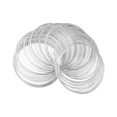 Memory Wire For Jewelry Making Metal Wire 100 Loops Strong Jewelry