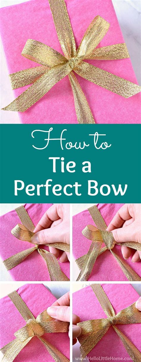 How To Tie A Perfect Bow Bows For Presents Christmas Bows Diy Bows