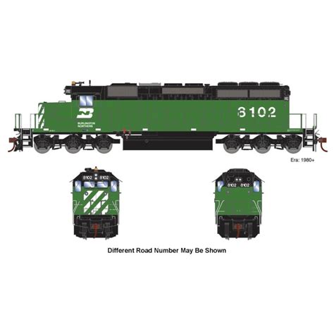 Athearn Ath Ho Emd Sd Econami Dcc Sound Burlington Northern