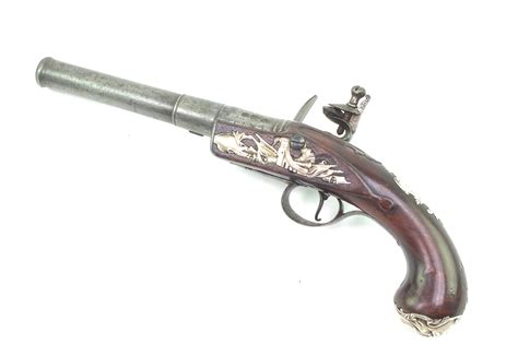 Flintlock Queen Anne Pistols By Griffin Of Bond Street A Historic Pai