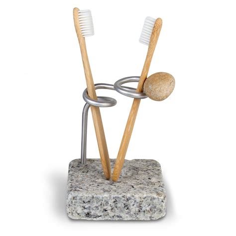 Encircle Granite Toothbrush Holder – Sea Stones