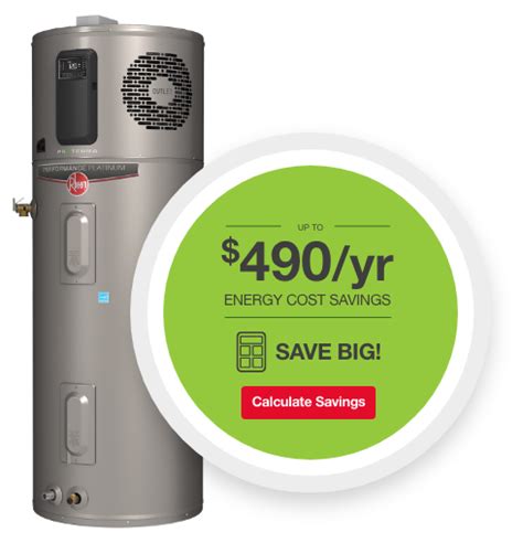 Rheem S Hybrid Electric Water Heater Is The Most Efficient Water Heater Available Rheem Water