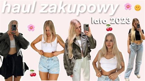 HAUL ZAKUPOWY LATO 2023 Zara Nike Lumpeks Hm YouTube