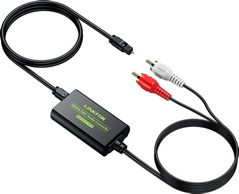 Optique Vers Rca Linkfor C Ble Spdif Vers Rca Khz Convertisseur