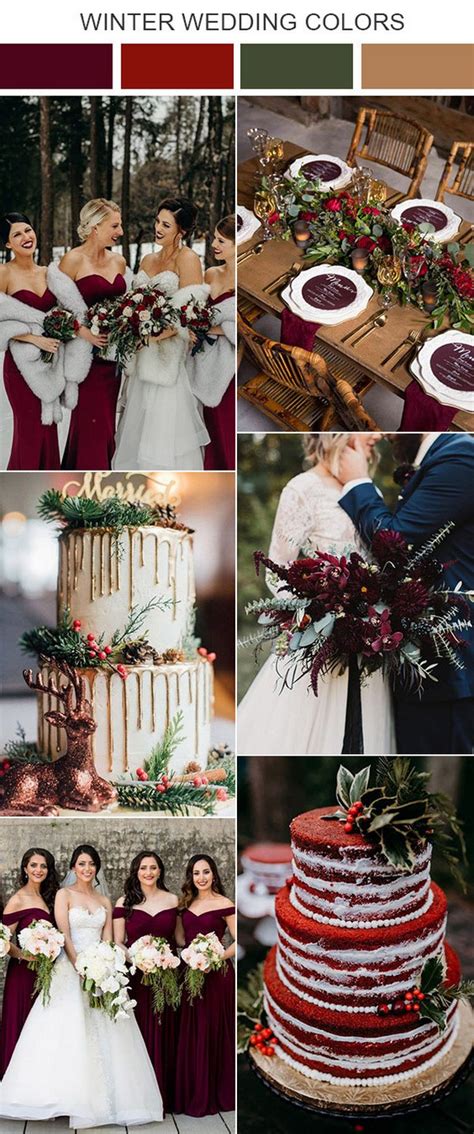 Top 9 Winter Wedding Color Ideas For 2025