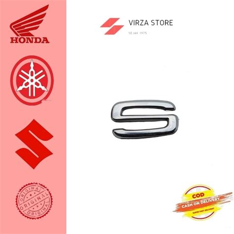 Jual Emblem Scoopy Huruf S CHROME 2021 2022 2023 Original Honda Kode