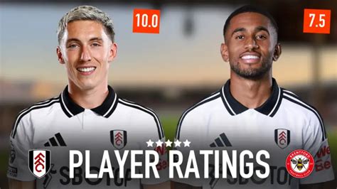 Player Ratings Fulham Brentford Fulhamish